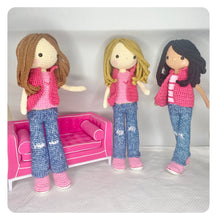 Load image into Gallery viewer, “Caroline” Friendship Girls ( doll and clothing set)