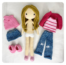 Load image into Gallery viewer, “Caroline” Friendship Girls ( doll and clothing set)